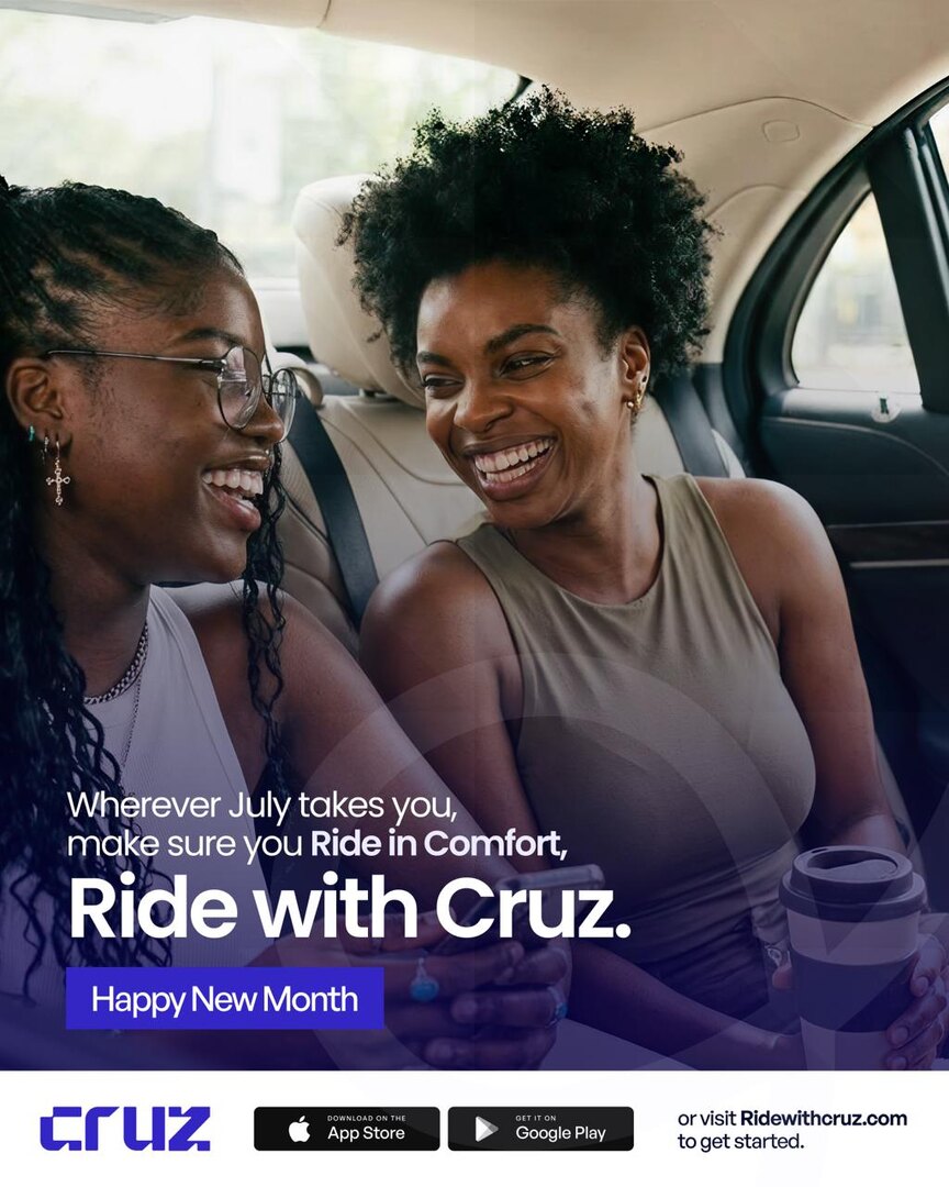 Cruz — Happy New Month, ride in comfort
