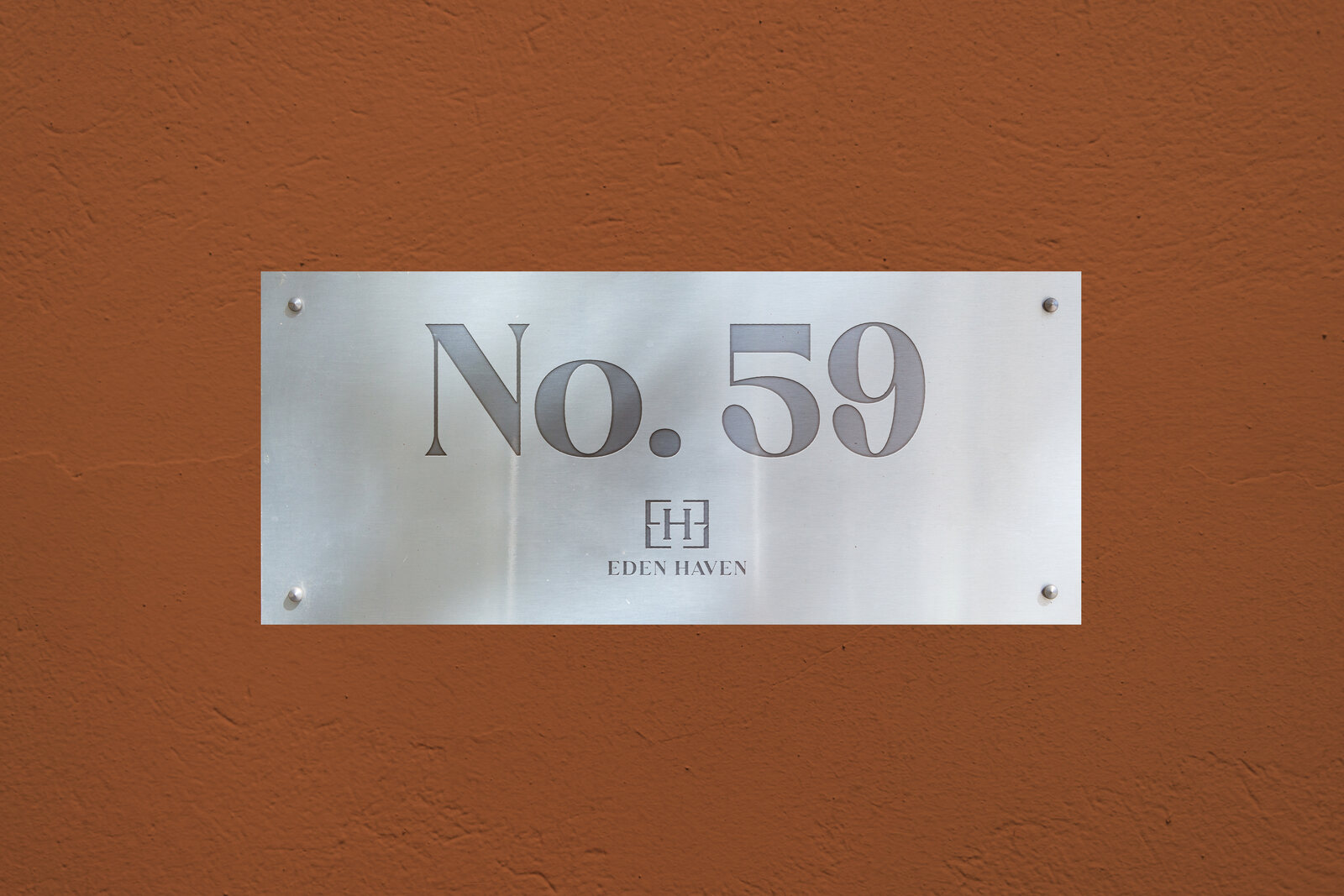 House number placard