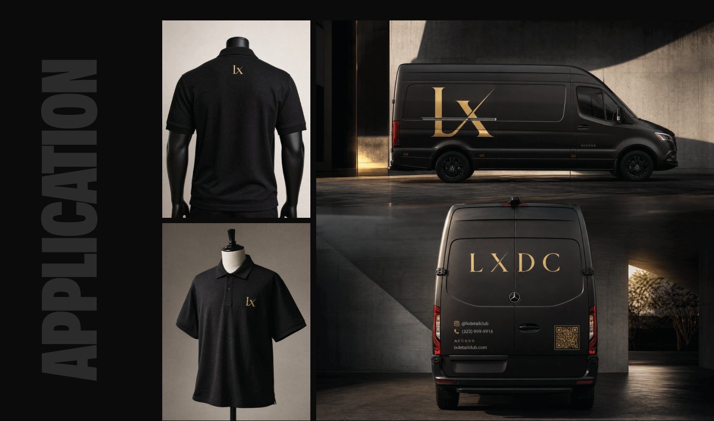 LXDC applications — polos and liveried van